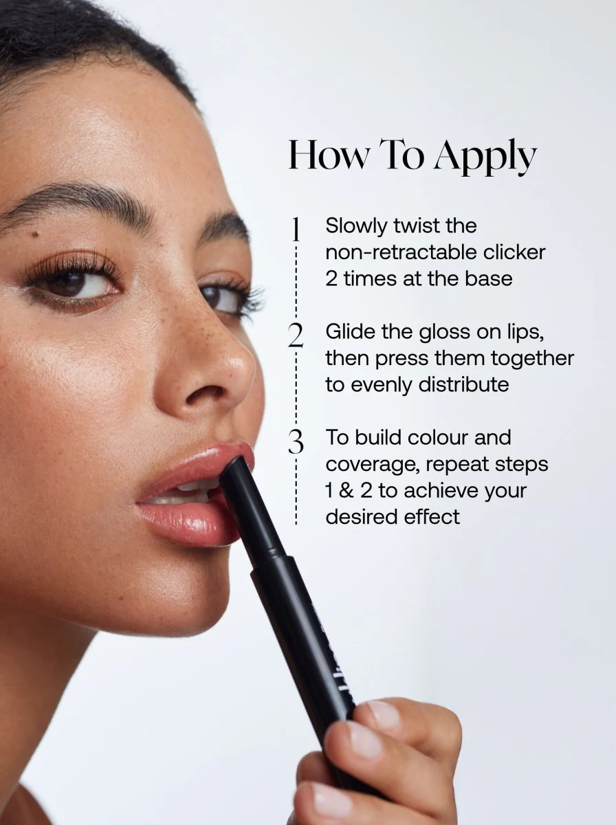 Plumping Lip Gloss - Rose - Image 4